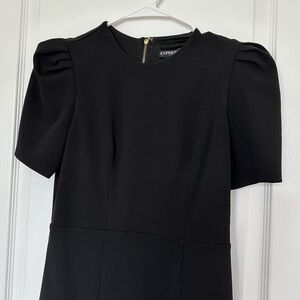 Express cap sleeve midi dress